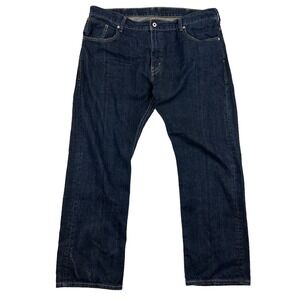 Levi's 514 Straight Fit Dark Wash Denim Blue Jeans Size 40x30 100% Cotton